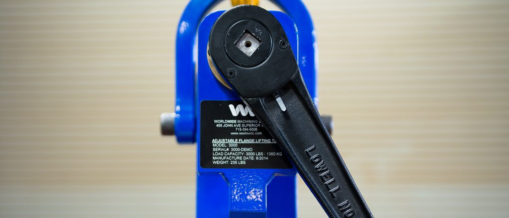 Adjustable flange lifting tool - Worldwide Machining & Welding, Inc.