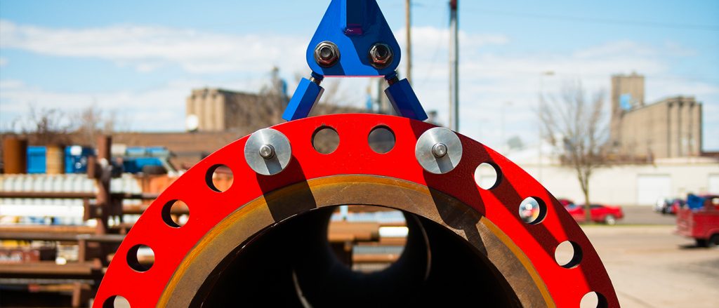 Adjustable flange lifting tool - Worldwide Machining & Welding, Inc.